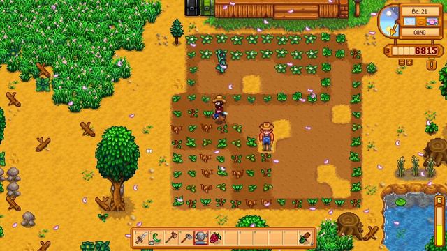 Дела клубные и расчистка территории. 🌟Прохождение Stardew Valley🌟 #8 смотреть онлайн