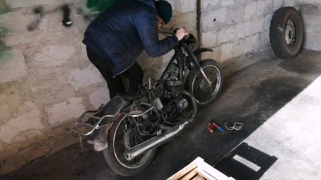 Мотоцикл Минск ММВЗ из хлама ч.2 смотреть онлайн