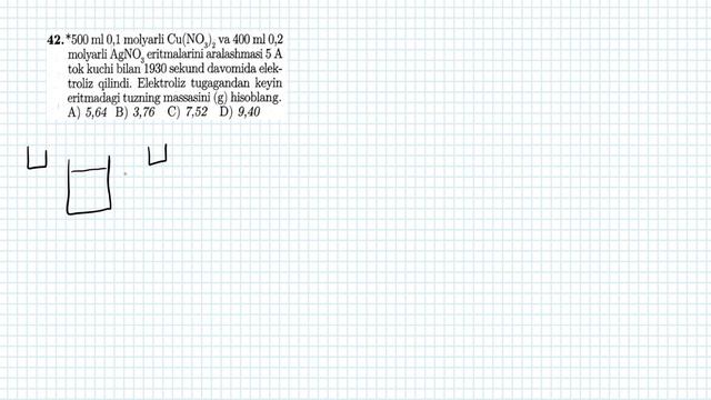 MEGA KIMYO | ELEKTROLIZ | TESTLAR TAHLILI | 34 - 87