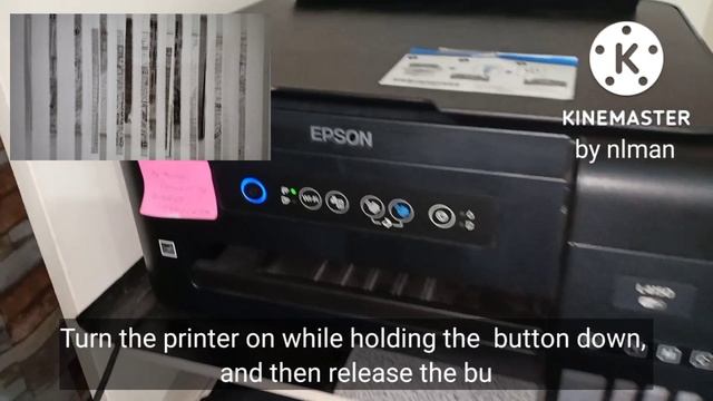 EPSON L4150 : Checking and Cleaning the Print Head - Using Printer Buttons смотреть онлайн