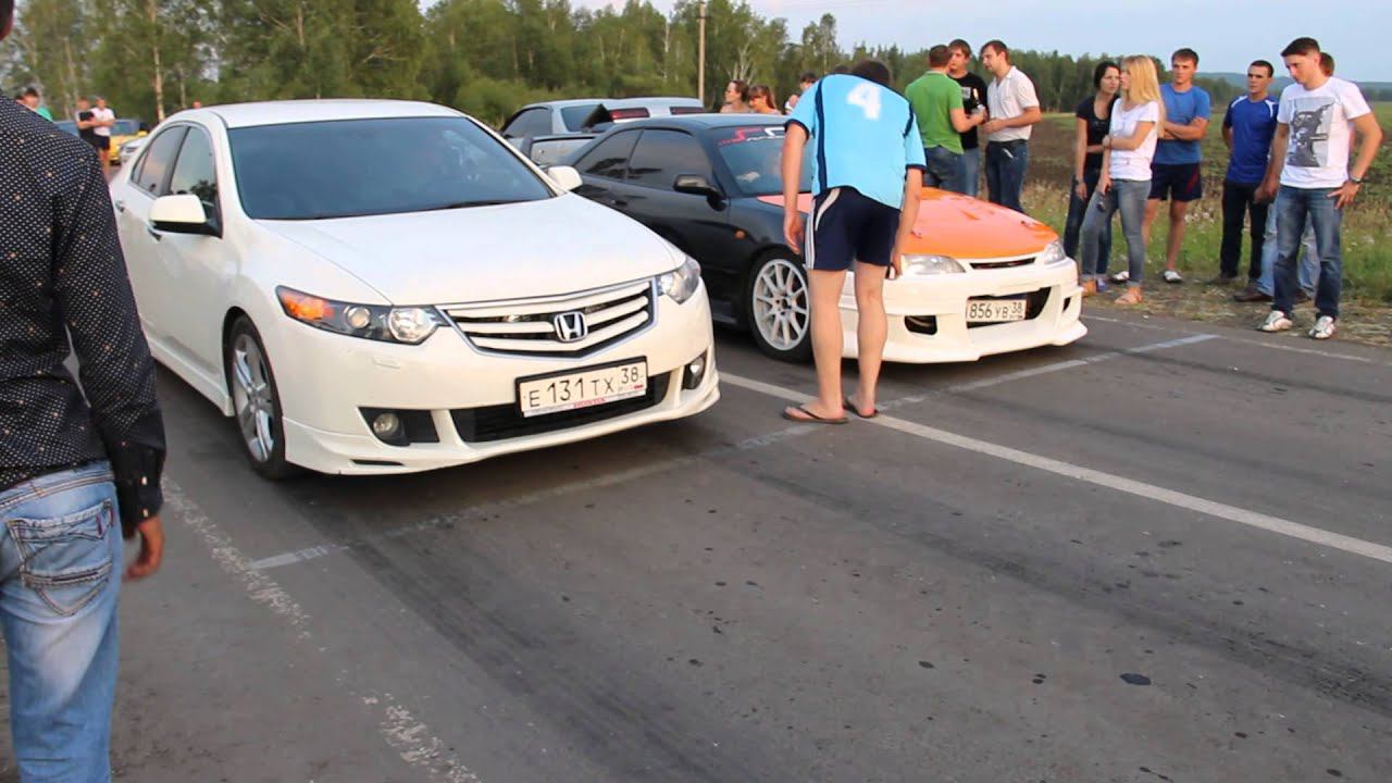 Toyota Levin 4a-ge 5 MT VS Honda Accord Type S 2.4 201 hp AT (Levin win)