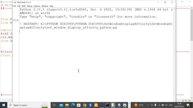 setwindowdisplayaffinity python pyqt5 example смотреть онлайн