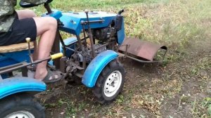 Простой МУЛЬЧЕР для ботвы из роторной косилки Заря. Косилка ботвы картофеля.