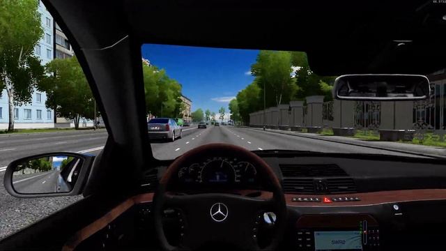 City Car Driving 1.5 - Mercedes-Benz S600 W220 V12 | + Download [LINK] | 1080p & G27 смотреть онлайн