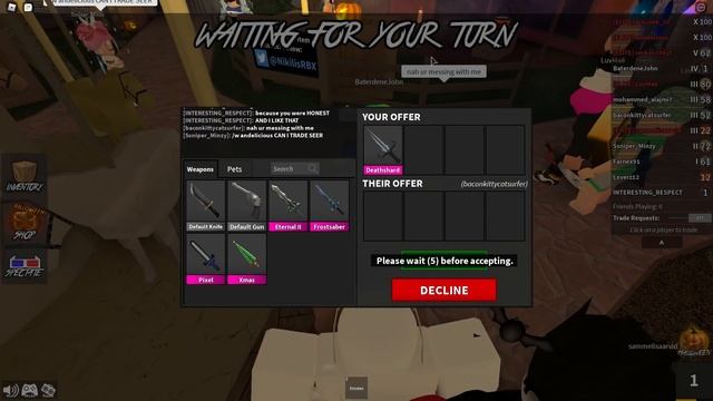 NOOB GIVES AWAY FREE GODLY'S IN MM2... (Roblox Murder Mystery 2) смотреть онлайн