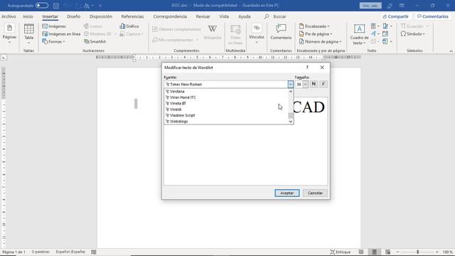 CREAR LETRAS 3D CON AUTOCAD UTILIZANDO NUEVAS FUENTES Y WORD ART CLÁSICO смотреть онлайн