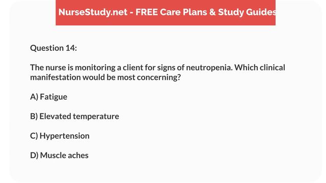 Hematology Nursing Questions and Answers 25 NCLEX Prep Questions Test 1 смотреть онлайн