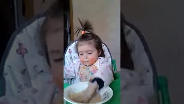 Маша ест суп 27.03.2019г #дети