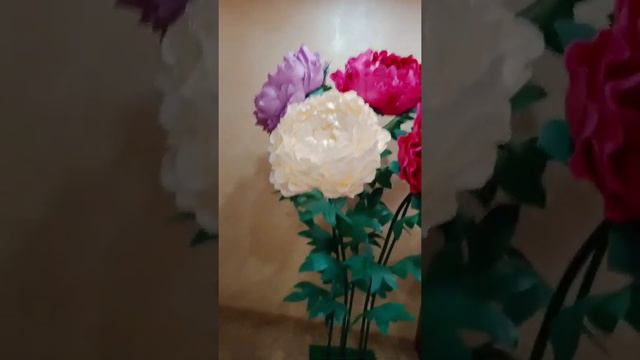 Пионы из изолона высотой 2 метра смотреть онлайн