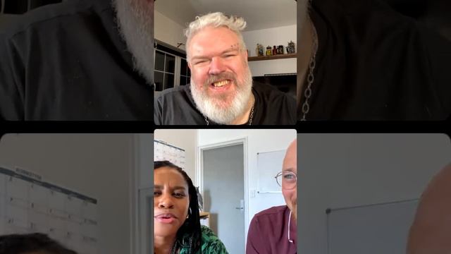 Kristian Nairn instagram live with Alex Sherman and Alyssa Lane смотреть онлайн