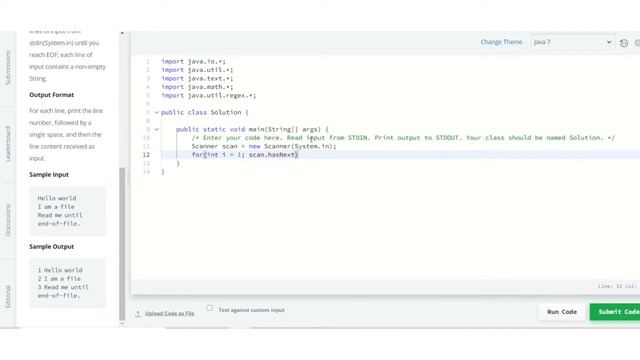 #3 HackerRank Practice End of File Java Set смотреть онлайн
