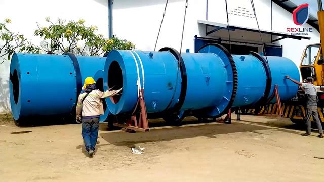Rotary Drum Granulator | Mixer | Coating With Capacity of 16-20ton/Hr Inhouse Fabrication смотреть онлайн