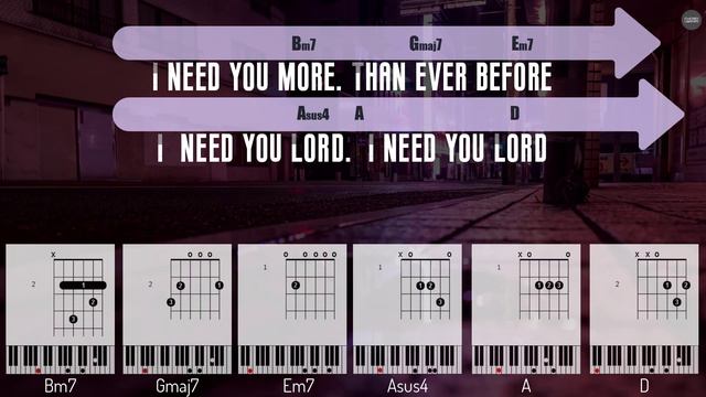 I NEED YOU MORE | KIM WALKER | CHORDS & LYRICS | GUITAR | PIANO | GOSPEL | WORSHIP смотреть онлайн