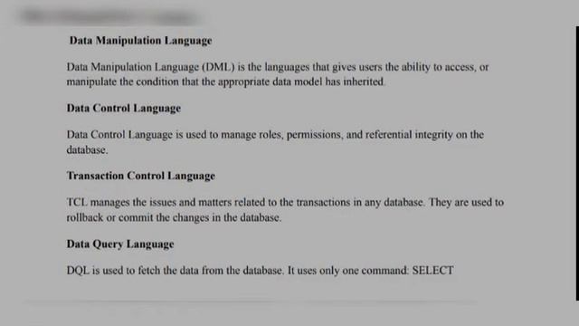SQL Commands & Languages | SQL for Beginners | Explained in Malayalam смотреть онлайн