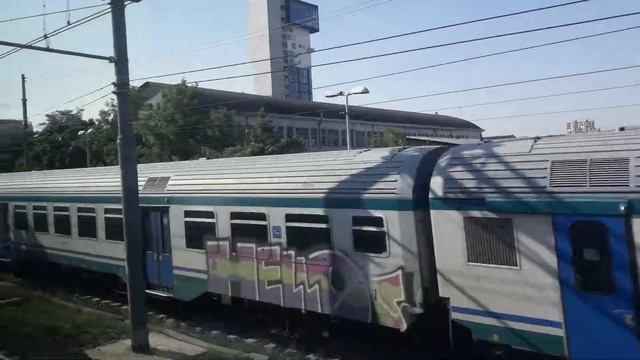 Venice - Treviso by train. Italia. смотреть онлайн