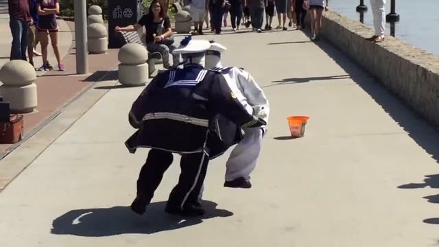 San Diego, March 2015. Dance of the sailors. смотреть онлайн