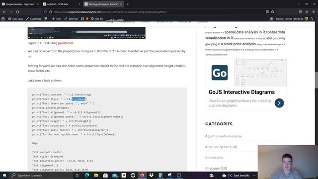 [EN 88] Working with texts in AutoCAD using pyautocad смотреть онлайн