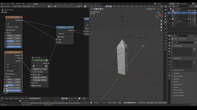 [Noding] Crystal Growth Effect - Blender Geometry Nodes 4.0 смотреть онлайн