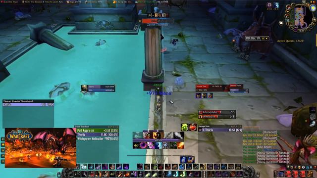 DM East Raidspec Jumprun Warlock ~12min 2 Bosses + Alzzin Skip Solo Classic WoW смотреть онлайн