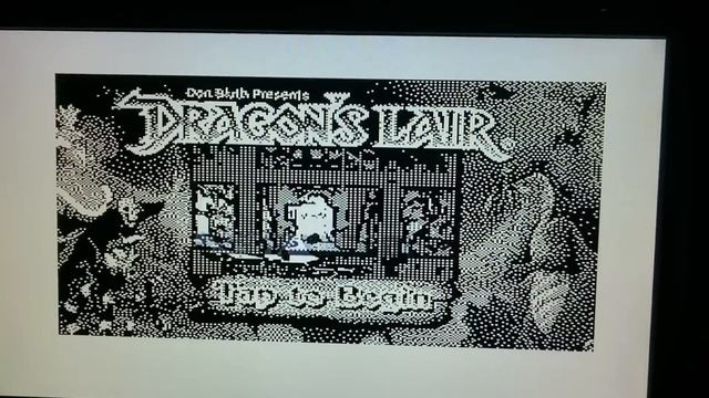 Fan made ZX81 Dragon's Lair video re-encoding test смотреть онлайн