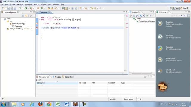 Java Programming tutorial-5 Datatypes Float -Ozan KARADEMİR.mp4 смотреть онлайн