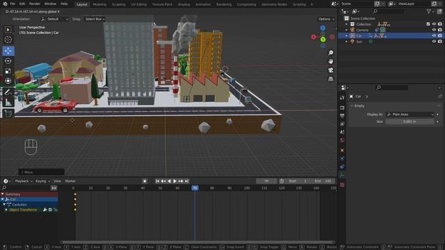 Blender Full Animation Tutorial - Episode 37 - Camera Settings & Camera Animation смотреть онлайн
