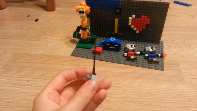 Обзор на мои лего самоделки капхет и удочка из Майнкрафта смотреть онлайн