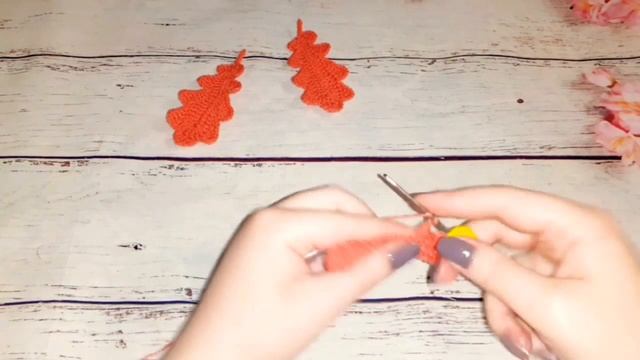 Дубовый листик крючком / Осенняя композиция / 1 часть Oak leaf crocheted смотреть онлайн