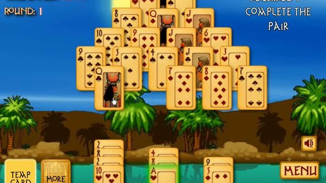 Pyramid Solitaire: Ancient Egypt - Free Online Game on SpiderSolitaire.pro смотреть онлайн
