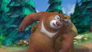 Boonie Bears or Bust🐻 | Cartoons for kids | Ep35| Grass Surfing