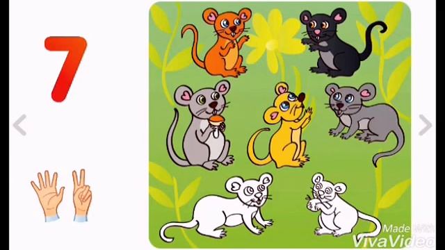 Изучаем цифры. Цифры от 1 до 10. Развивающее видео для детей. смотреть онлайн