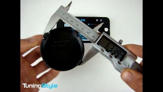 Колпачок для литого диска Volvo 3546923 64 63 11 черный хром смотреть онлайн