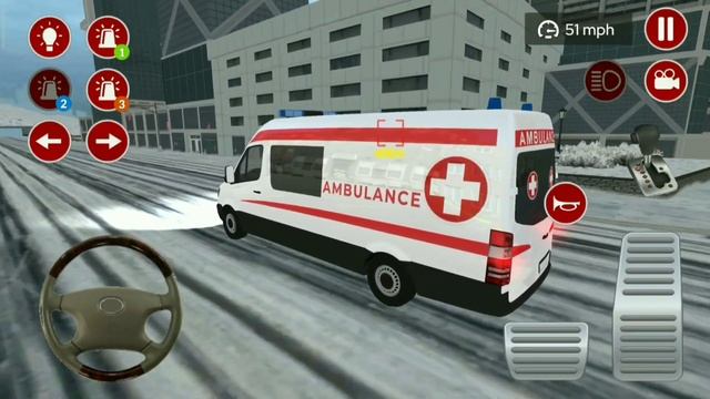 Ambulance Long Car American Driving Rescue - Car Racing Ambulance Simulator Android Gameplay смотреть онлайн