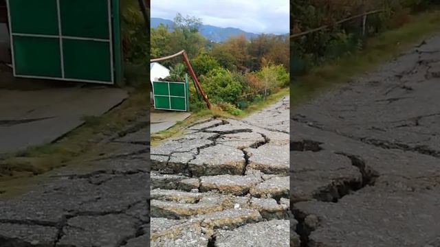 оползень в сочи с. Сергей-поле смотреть онлайн