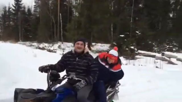 Я катаюсь на снегоходе!!!!2 часть!!!!:₽ смотреть онлайн