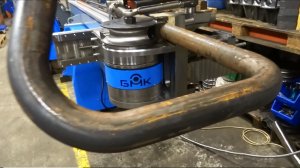 Дорновая гибка тонкостенной трубы диаметром 80х1,5 мм  Трубогиб ЧПУ PROFI.