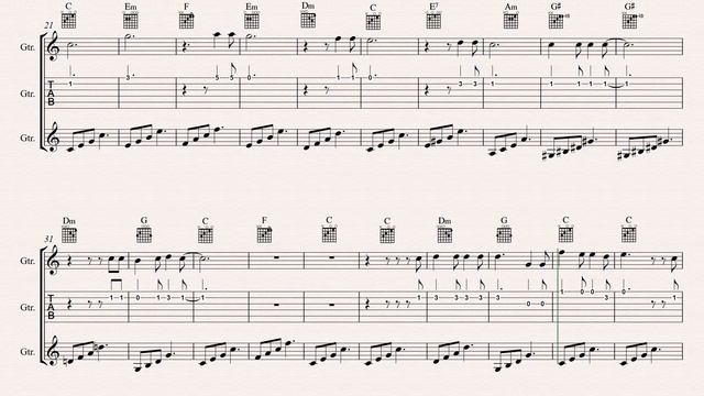 What a Wonderful World - Louis Armstrong (Beginner Guitar Class Arrangement) смотреть онлайн