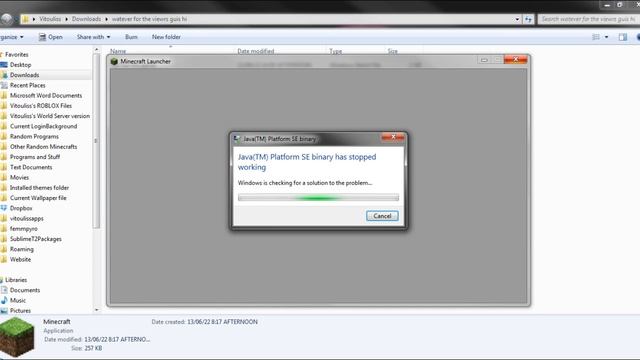 Minecraft - Java SE binary not responding [Possible fix!] смотреть онлайн