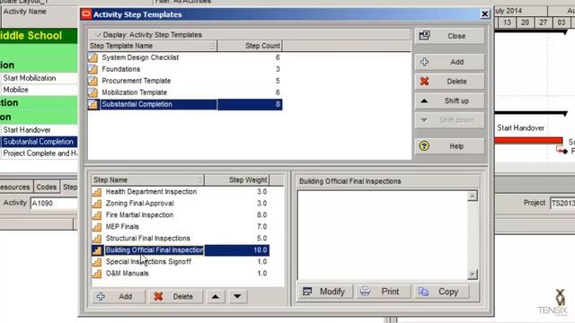 Primavera P6 Professional Progress activities using Steps смотреть онлайн