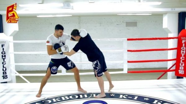 Тайский бокс. Разрыв клинча и удар локтем. Артем Левин. Artem Levin. Escape clinch and strike elbow