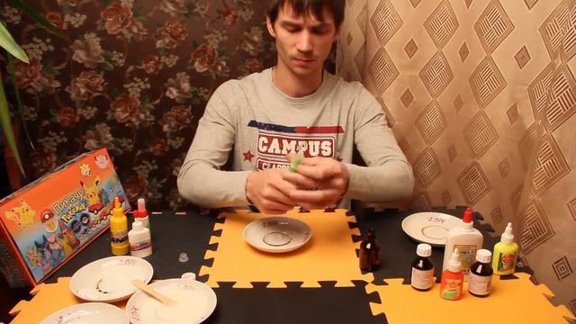 Лизуны своми руками.Все зависит от клея!!! смотреть онлайн