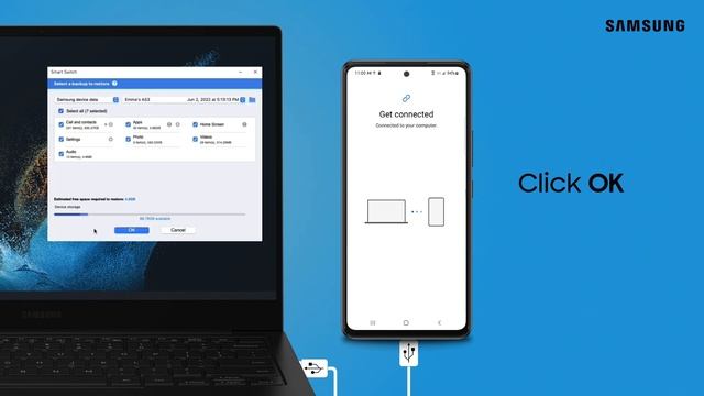 Restore phone content from your computer using Samsung Smart Switch | Samsung US смотреть онлайн
