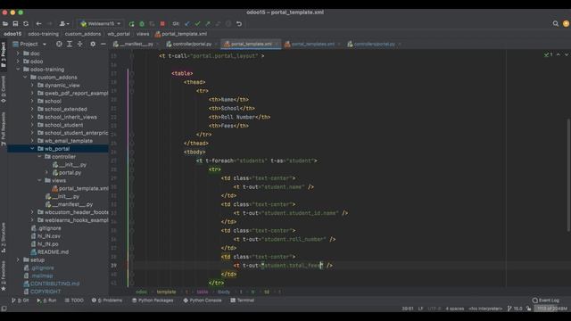 How to add list view and breadcrumbs in portal | Odoo Portal Development смотреть онлайн