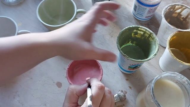 Цитрусы. Роспись ангобами. смотреть онлайн