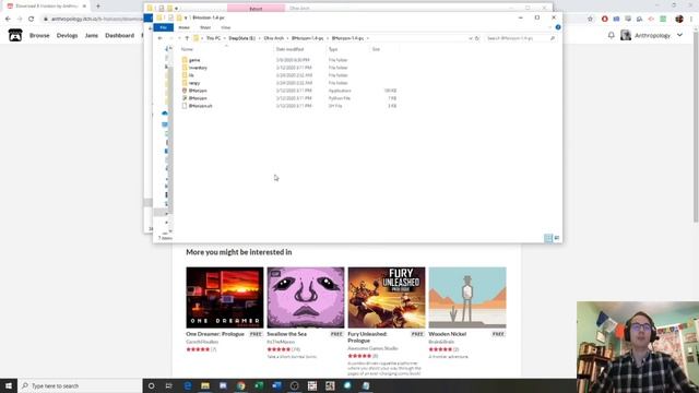 Tutorial: Downloading games from itch.io смотреть онлайн
