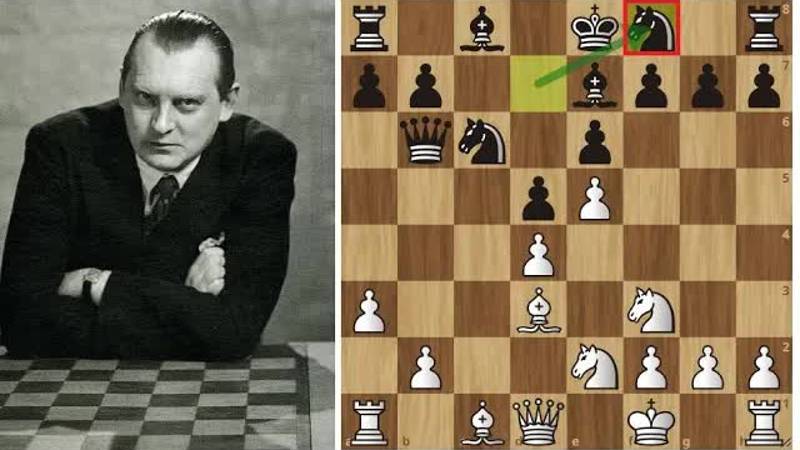 А.Алехин. Ну что ж ты, Капа, сдал назад？ Шахматы.