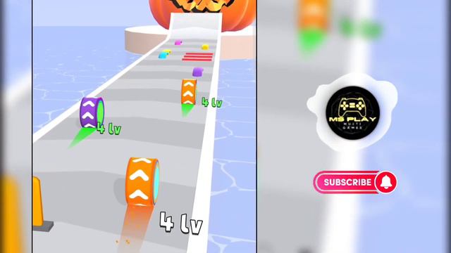 Peel Runner 3d - Satisfying Android iOS all level gameplay смотреть онлайн