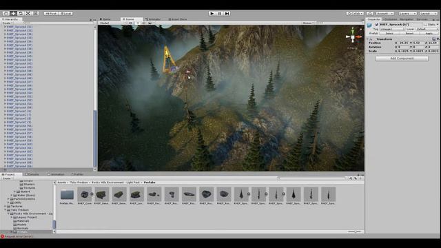 Creating an epic fantasy scene in Unity 2018 | Only using free assets! смотреть онлайн