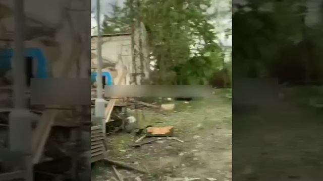 Последствия уничтожения ПВД ВСУ/Aftermath of destruction of ukrainian barracks