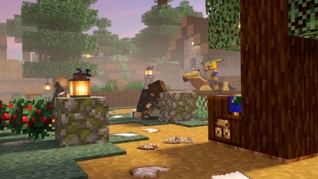 VILLAGE RAID - Alex and Steve Life (Minecraft Animation) смотреть онлайн